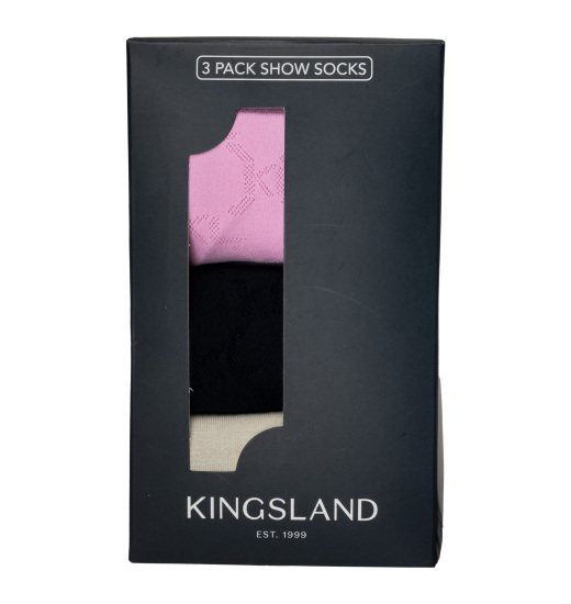 KINGSLAND JILLY RIDING SHOWSOCKS 3-PACK