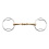 BUSSE SOFT-RING SNAFFLE BIT KAUGAN SHAPED FRENCH-LINK 14 MM