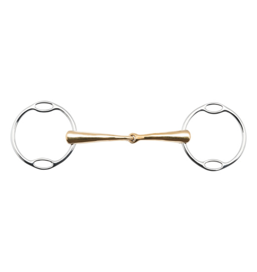 BUSSE SOFT-RING SNAFFLE BIT KAUGAN SHAPED 16 MM