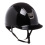 Samshield SAMSHIELD HELMET SHADOWGLOSSY 2.0 / ALCANTARA BLACK TOP/ BLACK CHROM / CRYSTAL FABRIC / BLACK