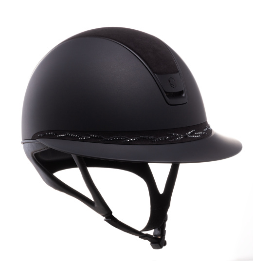 SAMSHIELD HELMET MISS SHIELD 2.0 SHADOWMATT / BLK ALC. / FLOWER SWARO / MAT BLACK / MAT BLACK / BLACK