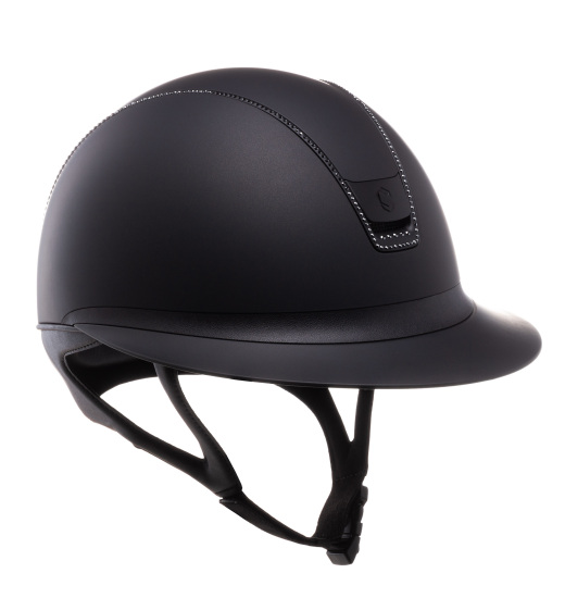 SAMSHIELD HELMET MISS SHIELD 2.0 SHADOWMATT / CRYSTAL BLK FULL SWARO JET HEMATITE / MAT BLK / BLACK