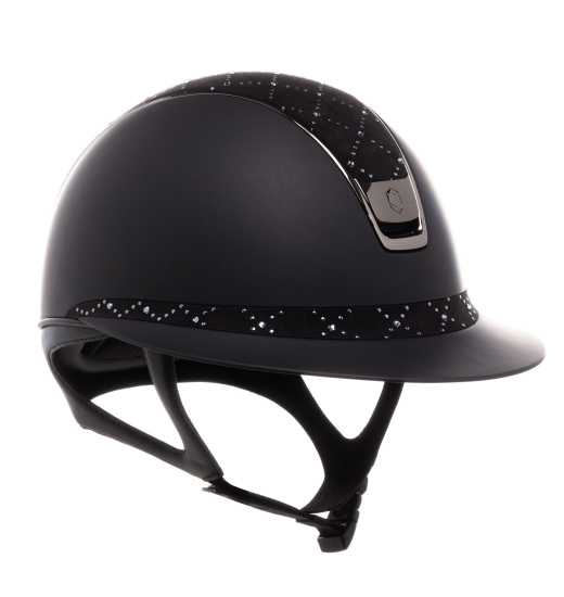 SAMSHIELD KASK MISS SHIELD 2.0 SHADOWMATT / LOZENGE SWARO BLK TOP FRONTAL / BLACK CHROME / CZARNY