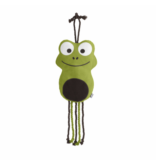 ESKADRON FAUX LEATHER FROG HORSE TOY PLATINUM