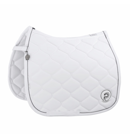 ESKADRON SOFTSHELL EMBLEM EQUESTRIAN SADDLE PAD PLATINUM