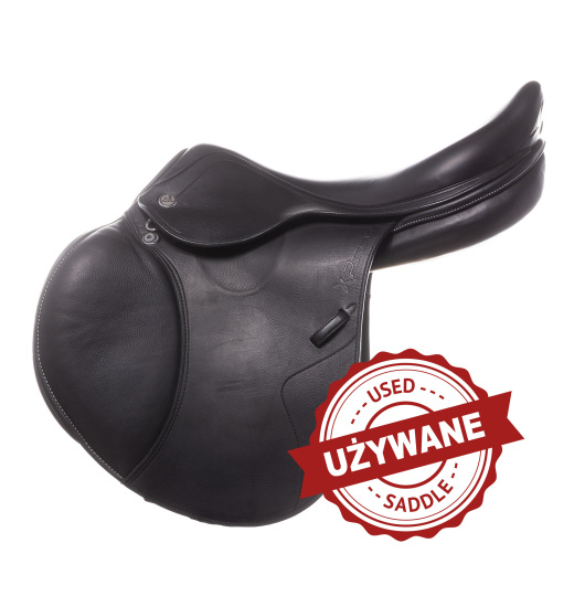 PRESTIGE ITALY X-PERIANCE 17/33 BLACK USED JUMPING SADDLE