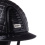 KEP Italia KEP ITALIA CROMO 2.0 POLISH HELMET MILANO LEATHER FRONT/POLISH VISORS/MIRROR CROMO BUTTON/SLV SHINE LOGO BLACK