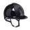 KEP Italia KEP ITALIA CROMO 2.0 POLISH HELMET MILANO SATIN WITH CRYSTALS SILVERNIGHT FRONT/ZIRC SILVER LOGO BLACK