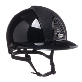 KEP ITALIA CROMO 2.0 POLISH HELMET GALASSIA FRONT/POLISH VISORS/MIRROR BLK FRAME BUTTON/SLV SHINE LOGO BLACK