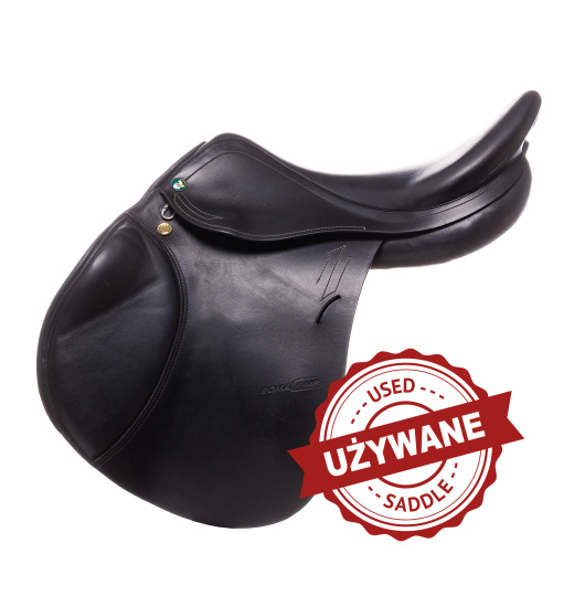 PRESTIGE ITALY ROMA JUMP 17/34 BLACK JUMPING USED SADDLE