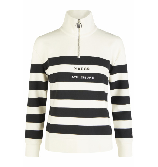 PIKEUR WOMEN'S STRIPED SWEATER FOR RIDER ATHLEISURE