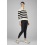 PIKEUR WOMEN'S STRIPED SWEATER FOR RIDER ATHLEISURE