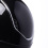 Samshield SAMSHIELD MISS SHIELD GLOSSY 2.0/CRST FAB SILVER BLAZON/BLACK FRONTAL/5 SWARO/ BLACK HELMET