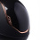 Samshield SAMSHIELD MISS SHIELD 2.0 / GLOSSY TOP / ROSE GOLD TRIM BLAZON / BLACK HELMET