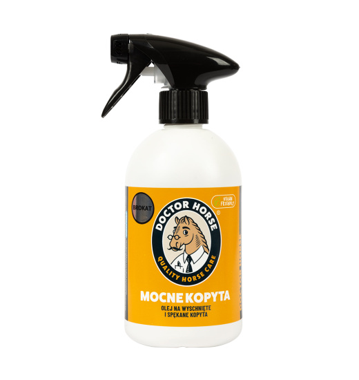 DOCTOR HORSE HOOF OIL SPRAY FOR HORSES WITH GLITTER