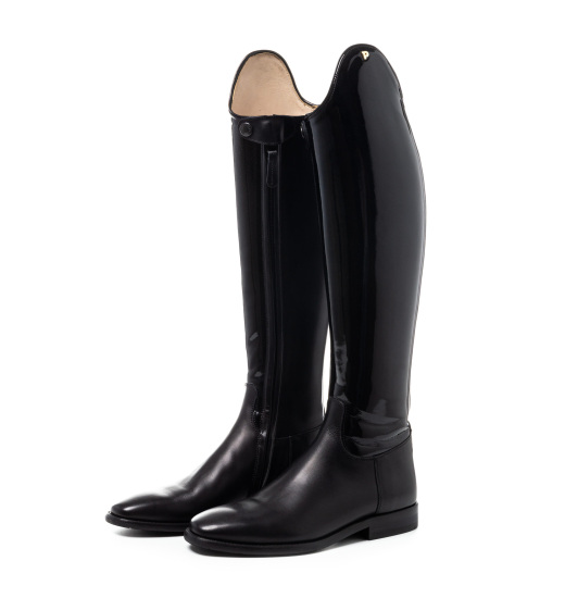 PETRIE SUBLIME EQUESTRIAN PATENT LEATHER BOOTS 5/45/33/30,5