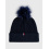 Tommy Equestrian TOMMY EQUESTRIAN VANCOUVER POM POM WINTER BEANIE DESERT SKY