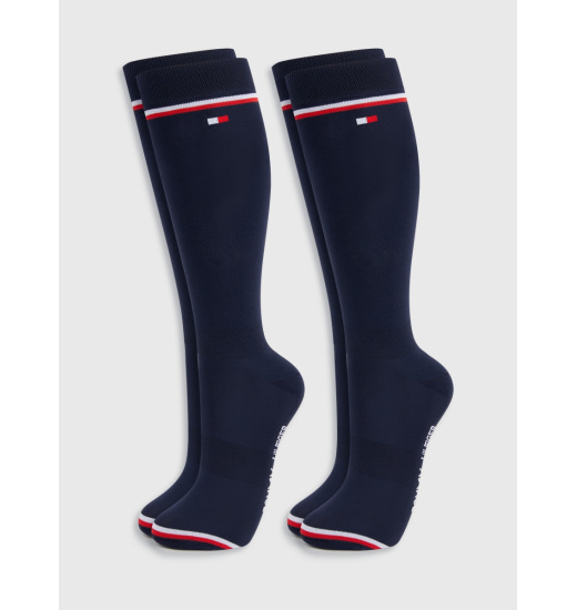 TOMMY EQUESTRIAN BYRON WINTER RIDING SOCKS 2-PACK DESERT SKY