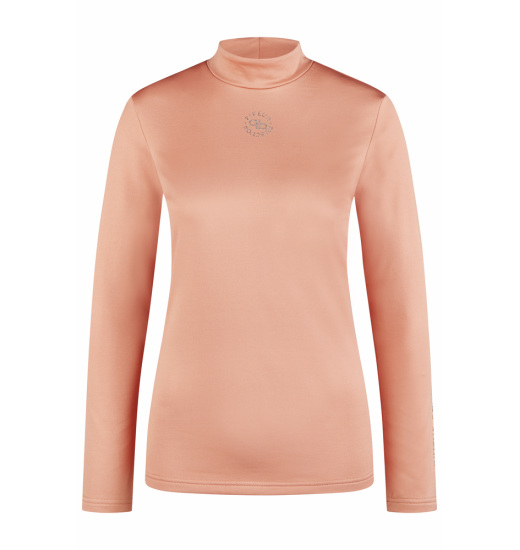 PIKEUR WOMEN'S ROLLNECK RIDING SHIRT WITH LOGO SELECTION