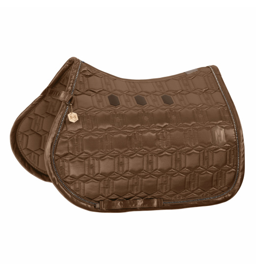 ESKADRON SATIN CRYSTAL RIDING SADDLE PAD HERITAGE