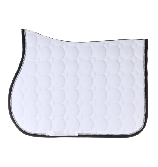 ANIMO ALL PURPOSE RIDING SADDLE PAD WITH DECORATIVE PIPING