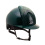 KEP Italia KEP ITALIA CROMO 2.0 POLISH KASK JEŹDZIECKI SUEDE GREEN NUANCED SILV/BLACK STRAP/METAL GREEN LOGO ZIELONY