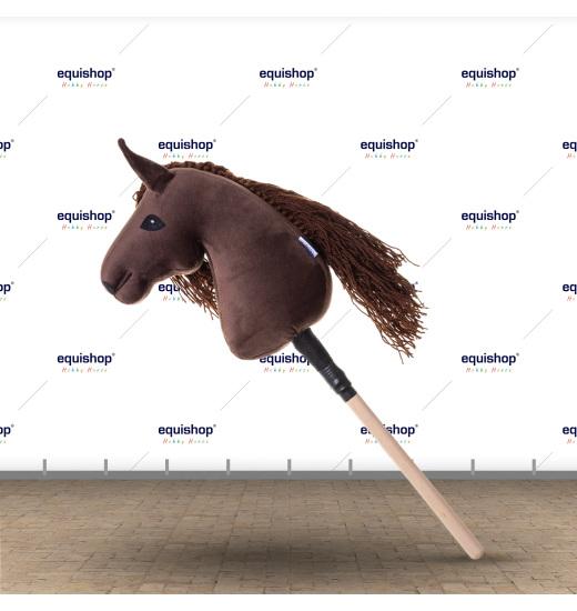 HORSE ON A STICK HOBBY HORSE EQUISHOP CZEKOLADEK A4