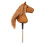 Equishop Hobby Horse HORSE ON A STICK HOBBY HORSE EQUISHOP KARMEL A3 PLUS BRIDLE FOR FREE