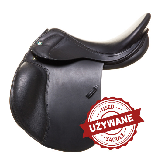 PRESTIGE ITALY G.P. 2 17/33 BLACK USED EVENTING SADDLE