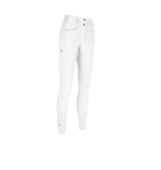 PIKEUR LAURE SD WOMEN'S HIGH WAISTED RIDING BREECHES WHITE