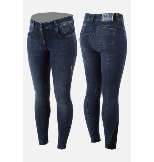 Animo ANIMO NOCTIS JEANSOWE BRYCZESY JEŹDZIECKIE DAMSKIE
