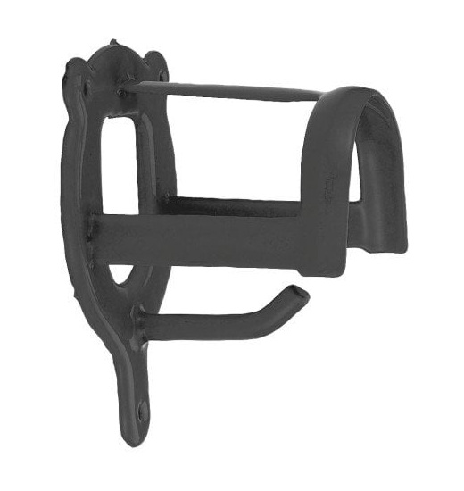 KERBL EQUESTRIAN BRIDLE HANGER METAL BLACK