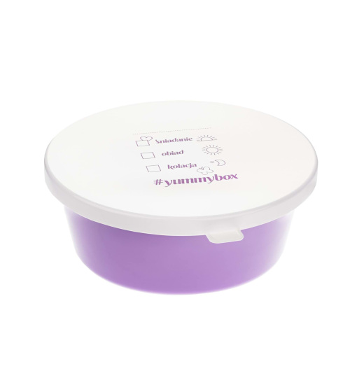 KERBL HORSE FEED BOWL SET WITH LID YUMMY 6 L LAVENDER