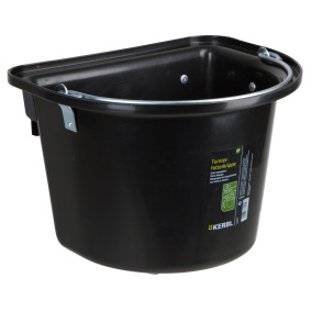 KERBL FEED BUCKET FOR HORSES 12 L BLACK
