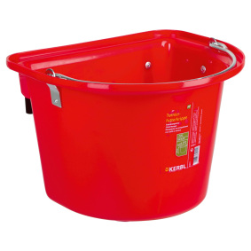 KERBL FEED BUCKET FOR HORSES 12 L RED