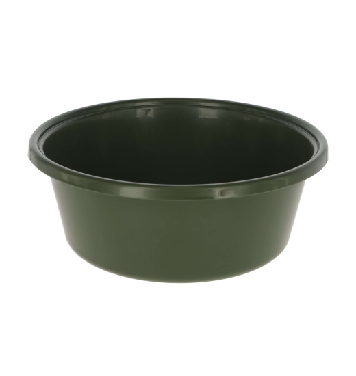 KERBL HORSE FEED BOWL 6 L OLIVE