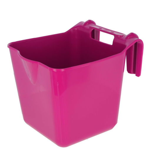 KERBL HANGON HORSE FEEDING BUCKET RECTANGULAR PINK 13 L