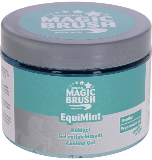 MAGIC BRUSH COOLING GEL FOR HORSES EQUIMINT 500 ML
