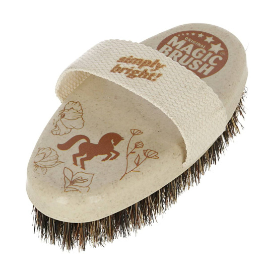 MAGIC BRUSH HARD BRUSH WITH LOOP FOR HORSE WATERLILY 17 CM