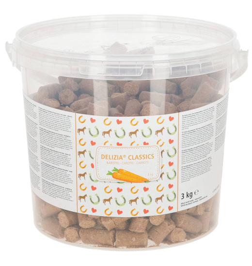 KERBL TREATS FOR HORSES DELIZIA CLASSIC CARROT 3 KG