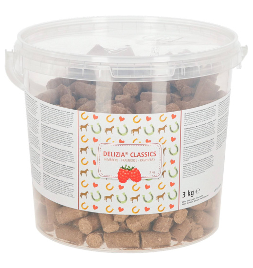 KERBL TREATS FOR HORSES DELIZIA CLASSIC RASPBERRY 3 KG