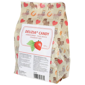 KERBL TREATS FOR HORSES DELIZIA CANDY STRAWBERRY/MINT 600 G