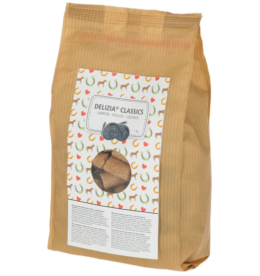 KERBL TREATS FOR HORSES DELIZIA CLASSIC LIQUORICE 1 KG