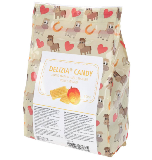 KERBL TREATS FOR HORSES DELIZIA CANDY HONEY/MANGO 600 G
