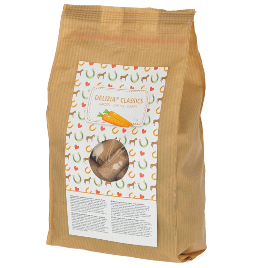 KERBL TREATS FOR HORSES DELIZIA CLASSIC CARROT 1 KG