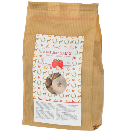 KERBL TREATS FOR HORSES DELIZIA CLASSIC RASPBERRY 1 KG