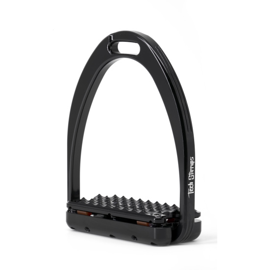 TECH STIRRUPS DRESSAGE RIDING STIRRUPS CAPRI PLUS BLACK