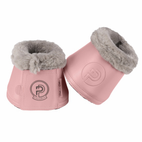 ESKADRON SOFTSLATE FAUX FUR BELL BOOTS PLATINUM