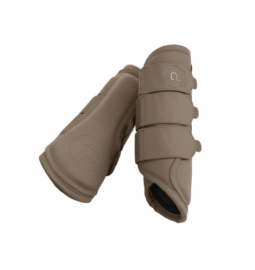 ESKADRON FAUX LEATHER TENDON BOOTS PLATINUM