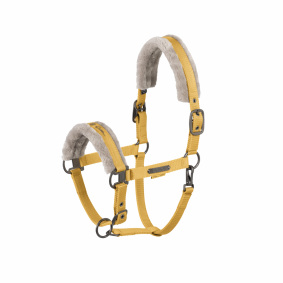ESKADRON DOUBLE PIN FAUX FUR HEADCOLLAR PLATINUM
